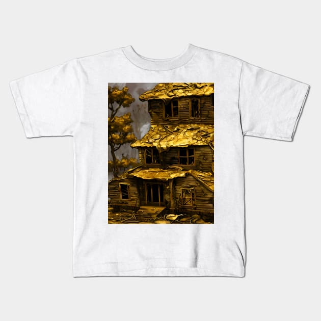 Decrepit House of Gold Kids T-Shirt by EMP